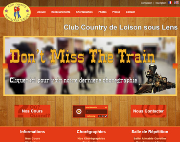 Capture d'écran du site de la site country